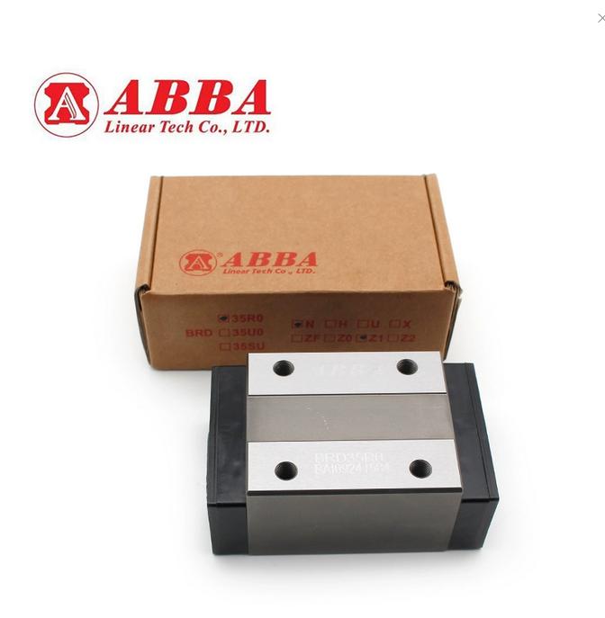 供应ABBA直线导轨BRC20SU低组装四方2孔型BRC25SU高精密线性滑块