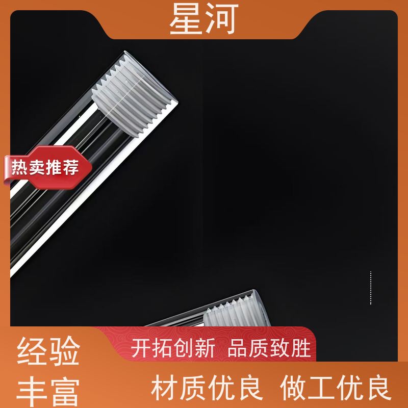 星河 金属冶炼用螺纹石英管 稳定性好 支持发货 玻璃制品 可定制加工