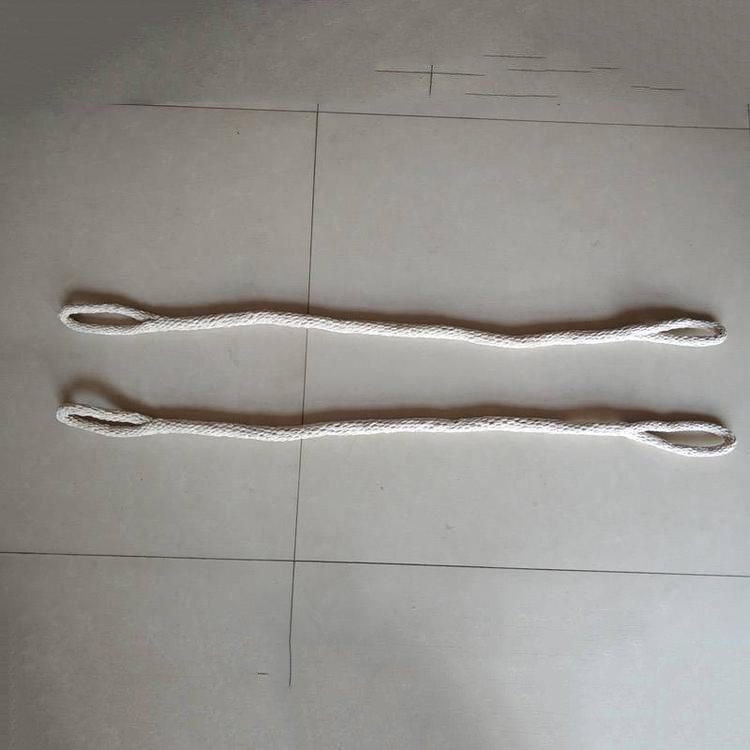 电力施工蚕丝16*1M无极绳带电作业防潮耐高压蚕丝绳
