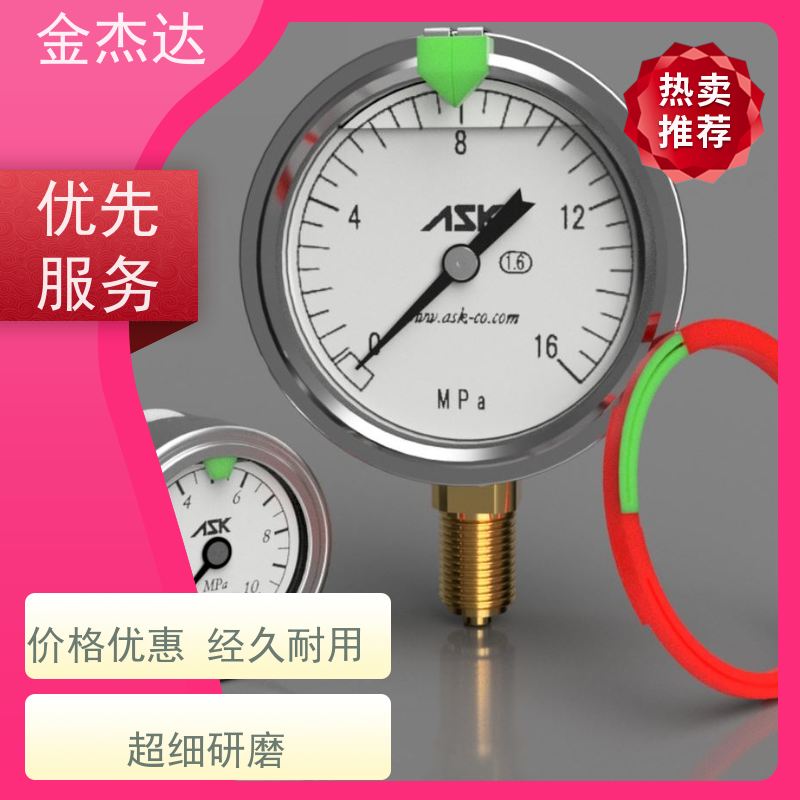 压力计 OPG-AT-R1/4-60x0.6MPa-CR 不锈钢耐震 易于辩识