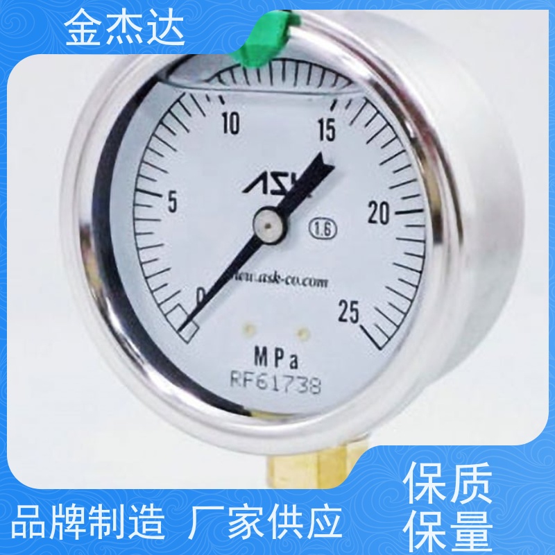 ASK压力计 AVT-R3/8-60X-0.1MPa-0.015GR 附彩色卡环 易于辩识