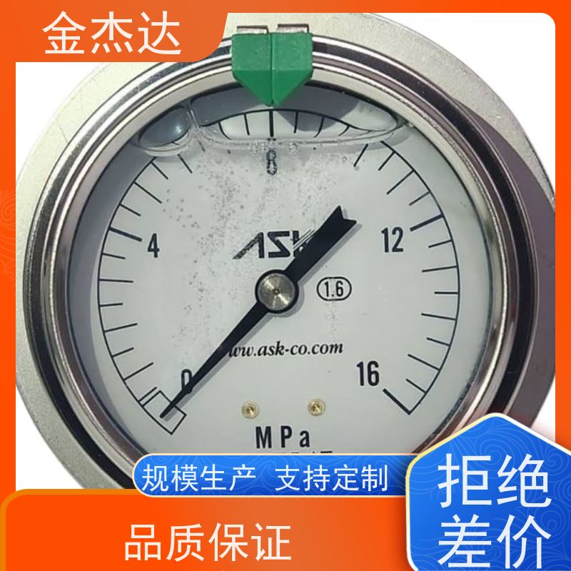 压力计 OPG-AT-R1/4-60x1.6MPa-CR压力表 不锈钢耐震 易于辩识