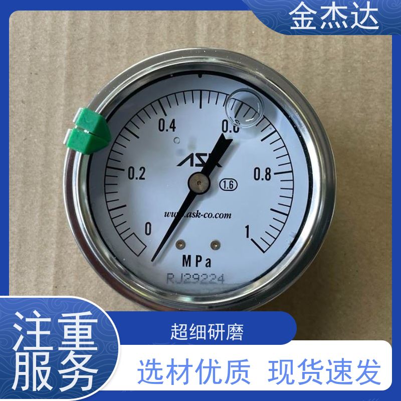 压力计 OPG-AT-G1/4-60X2.5MPa压力表 不锈钢耐震 易于辩识