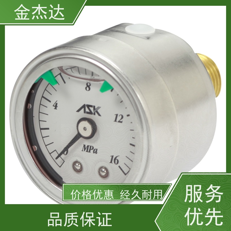 ASK品牌OPG-AT-R1/4-60x16MPa不锈钢耐震压力表