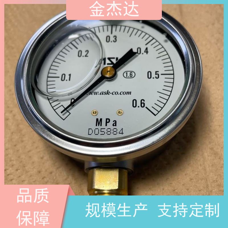 ASK株式会社 OSG-AT-G1/4-60x1MPaASK压力表 不锈钢耐震 易于辩识