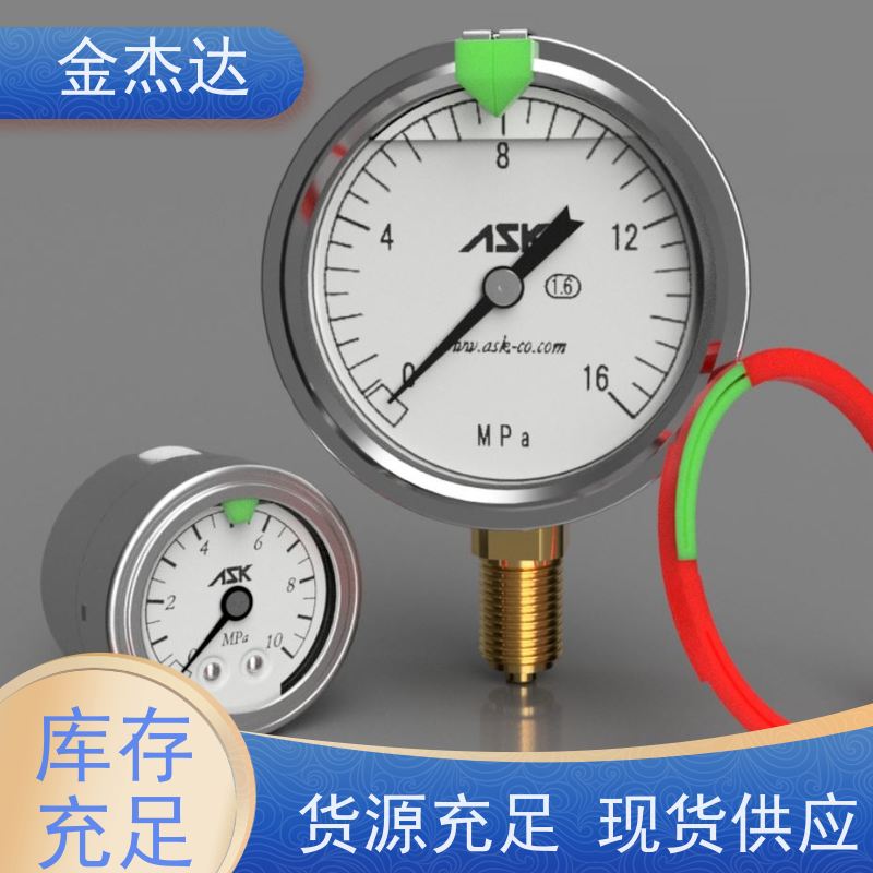 ASK株式会社 OPG-AT-R1/4-60x4MPa-CR压力表 不锈钢耐震 易于辩识