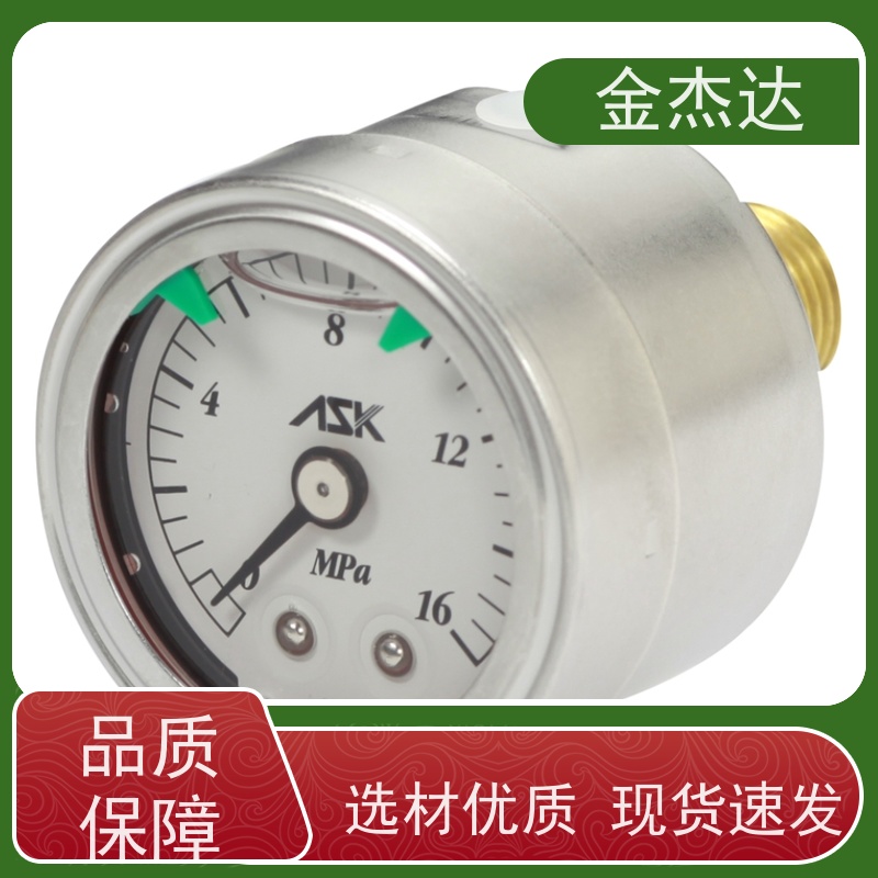 ASK品牌不锈钢耐震压力表 OPG-AT-R1/4 60x16MPa