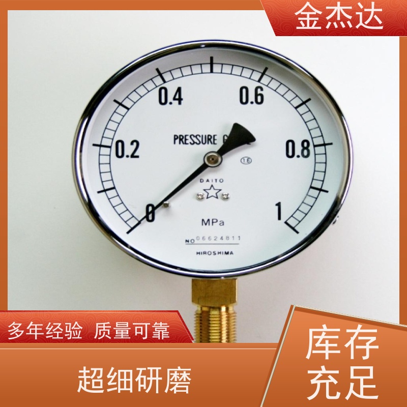 ASK甘油压力计 OPG-AT-R1/4-60x4MPa-CR压力表 不锈钢耐震 易于辩识