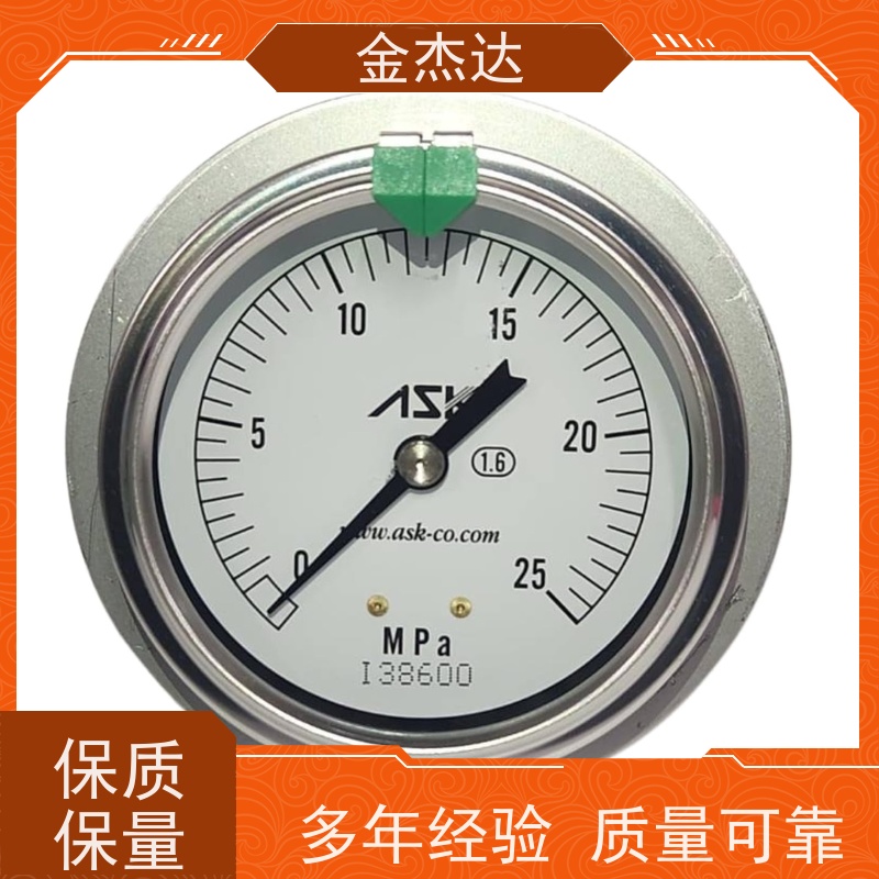ASK OPG-DT-R1/4 不锈钢耐震压力表 40MPa 精度1级