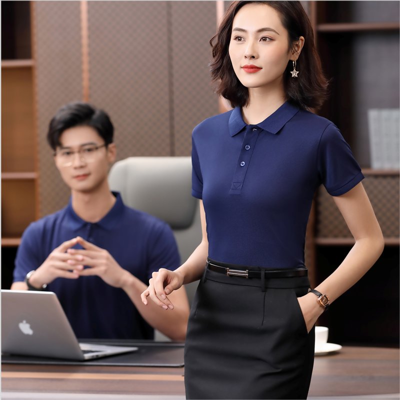 顺|德polo衫定做 男女同款 源头厂家 短袖工作服 夏季工衣 锦丹