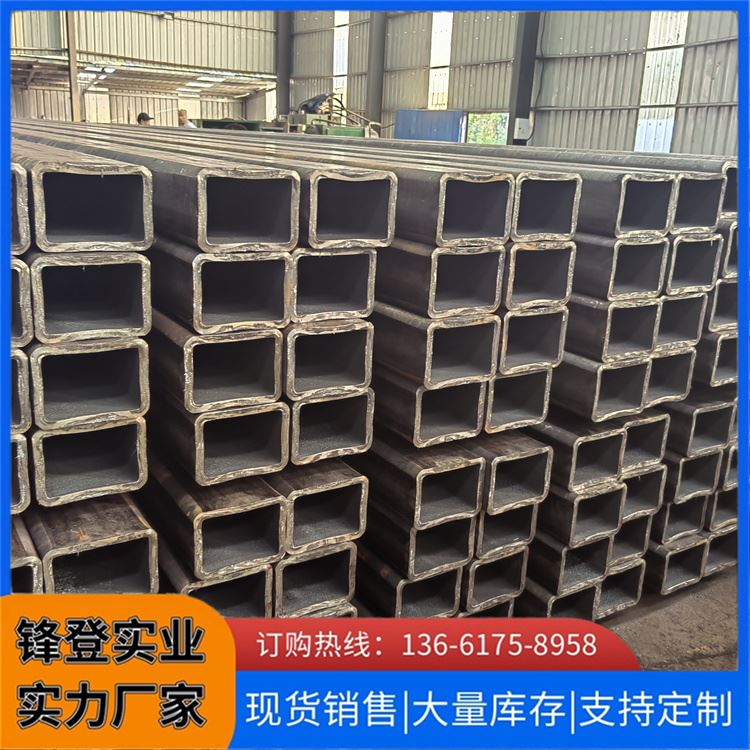 锋登实业 加工制造业适用 焊接厚壁空心方 管钢结构用 镀锌方通 Q355C