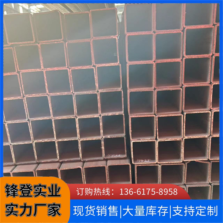锋登实业 无缝方矩管 加工制造业适用 Q345B 钢制冷弯型材