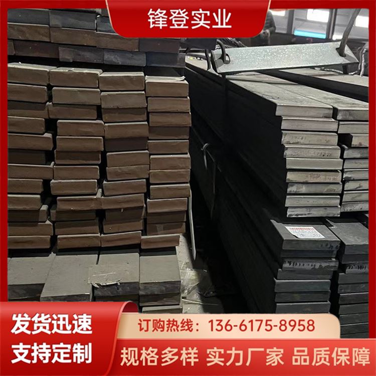 锋登实业 铁条避雷接地热浸锌 建筑工程可加工 45# 防腐镀锌扁铁 条