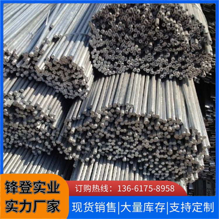 锋登实业 可折弯切割加工 Q345c 建筑工程电力用 热轧镀锌圆钢