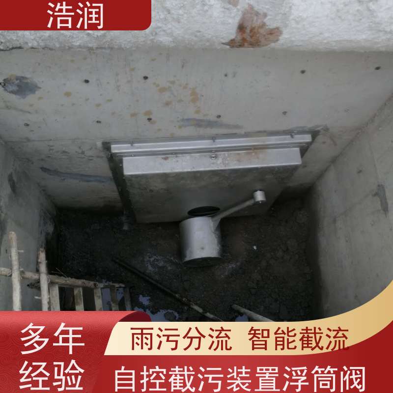 浩润 雨污分流无动力调流阀 浮力自控 安装方便