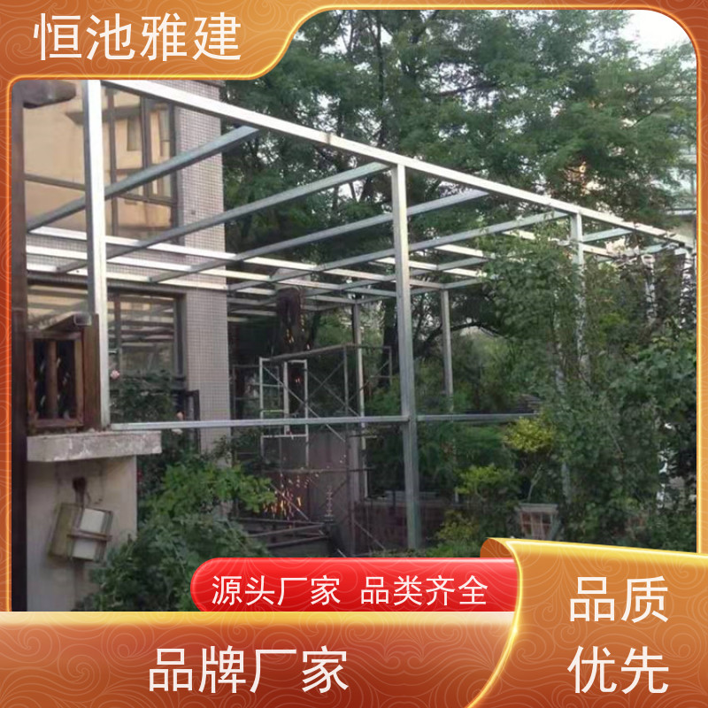玻璃阳光房露台 农村平房加二层 建筑彩钢批发 生产厂家