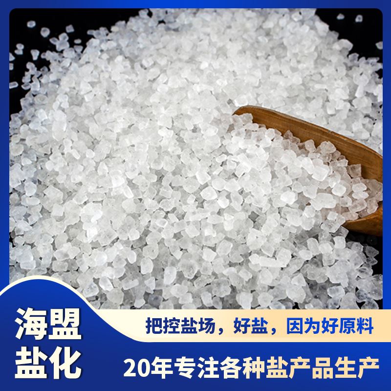 精制海盟 工业级饲料级 氯化钠 日晒盐 锅炉水处理 高纯度大颗粒
