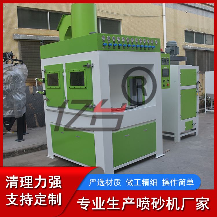 亿台 品质保证 自动转盘喷砂机 玻璃瓶灯罩内胆 阳极氧化