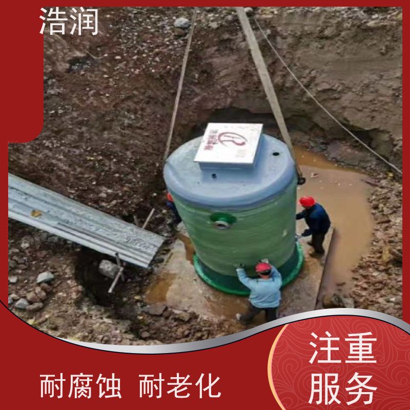 浩润 小型污水处理泵站 大型市政排涝 水利站排水防涝输送设备