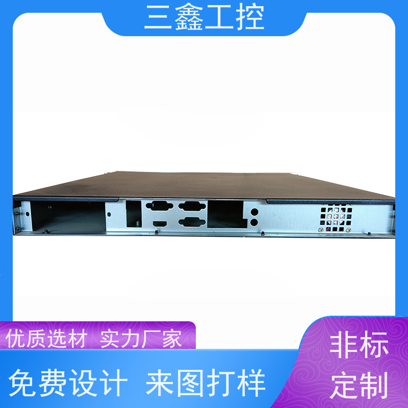 深 圳三鑫4U通讯不锈钢机箱 螺丝机外罩 多硬盘位 TY-4UX喷塑工艺