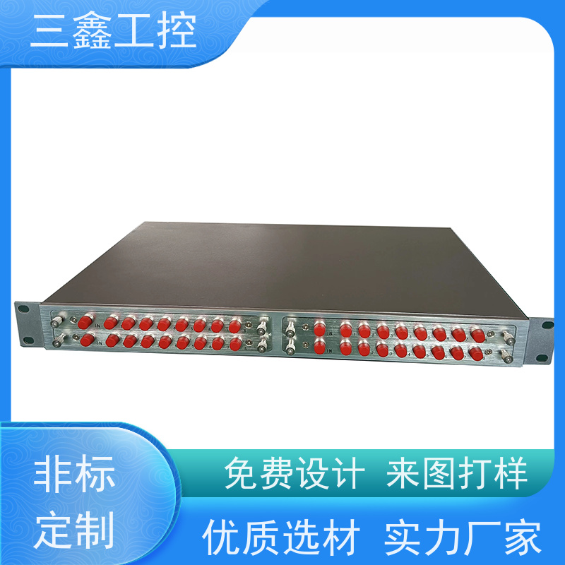 厂家供应2U工业铝机箱 机柜外壳 支持ATX母板 LED指示 USB和PS/2接口 
