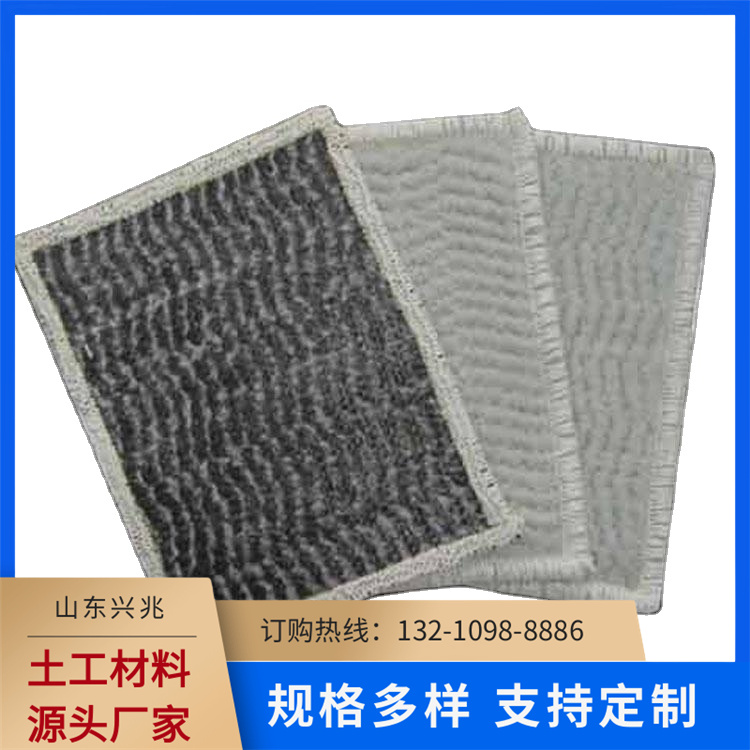 兴兆环境 源头厂家更优惠 用于人工湖泊水堤 土工膜防水毯