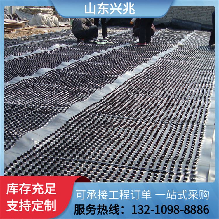 兴兆环境 H-40mm 复合排水板 防水性能好 现货出售