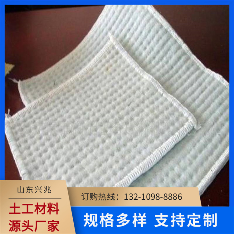 兴兆环境 4.5KG 防渗效果更好 河道治理人工湖防渗覆膜 膨润土防水毯