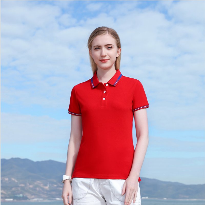 精梳棉翻领广告衫 顺|德工作服定做 男女款多色可选 锦丹