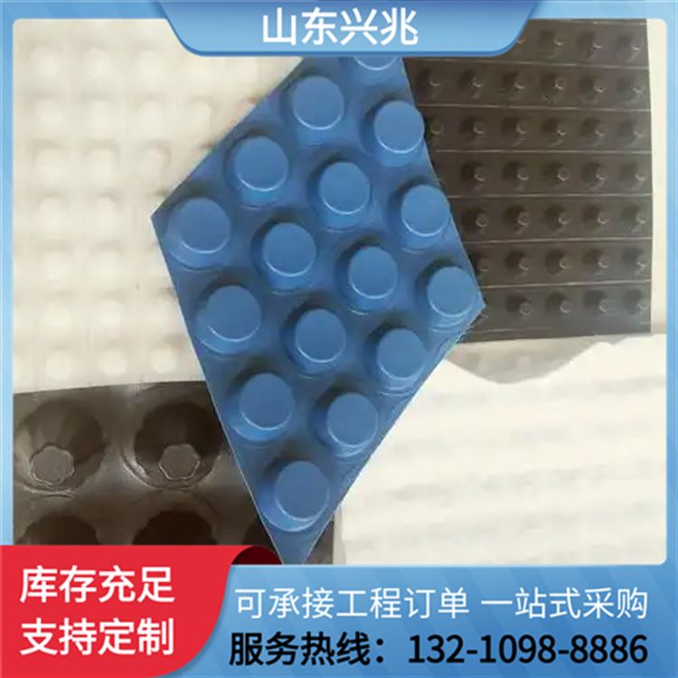塑料排水板 园林绿化 屋顶花园HDPE凹凸 滤水板 疏水板 兴兆环境
