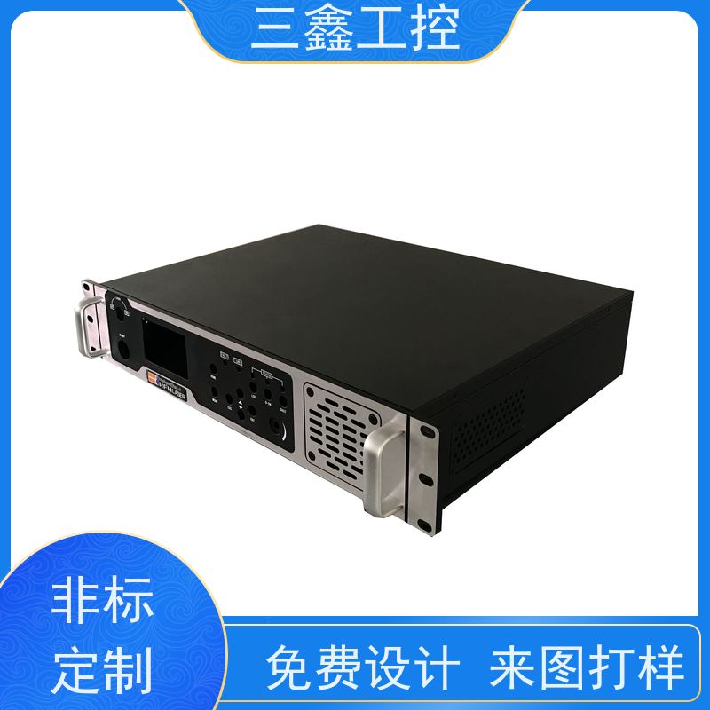 实体工厂机架式不锈钢配电箱 钣金外壳加工 多硬盘位 TY-4UX喷塑工艺