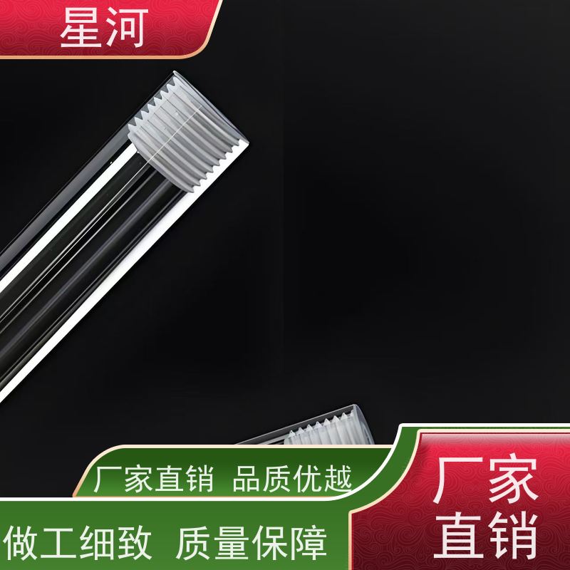 星河 实验室螺纹石英管器皿 耐高温 耐腐蚀 玻璃制品 可定制加工
