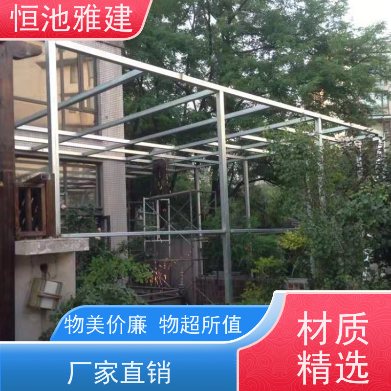 防火岩棉复合板活动房 玻璃阳光房露台 北京彩钢房 规格齐全配送及时