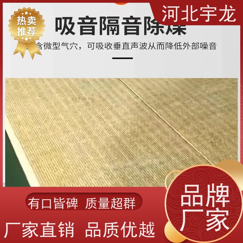 宇龙 施工方便 1200*600*60*110kg 玄武岩棉消音板 保温板