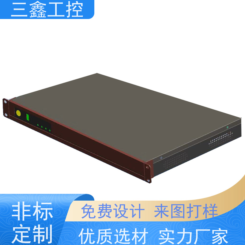 实体工厂1U2U3U4U铝面板机箱 螺丝机外壳 多硬盘位 TY-4UX喷塑工艺