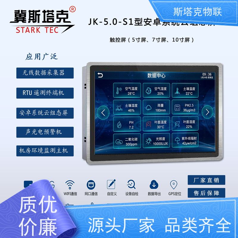 斯塔克水文水资源 多功能 RS485模拟量采集网关 支持音视频