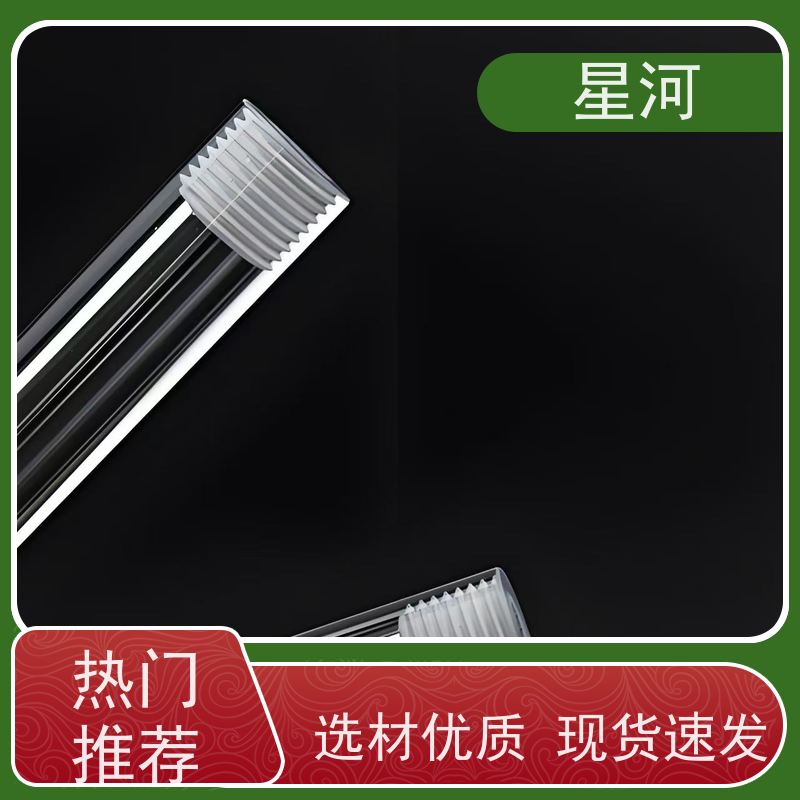 星河 化工用螺纹石英管 稳定性好 支持发货 非标定制