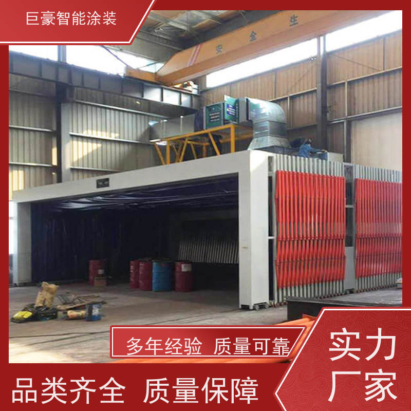 巨豪智能涂装 地轨式喷涂 塑胶喷漆 节省油漆 省时省力