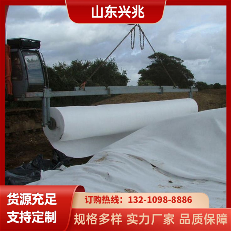 虹吸排水系统土工布 护坡透水种植无纺布 垃圾场导排水用