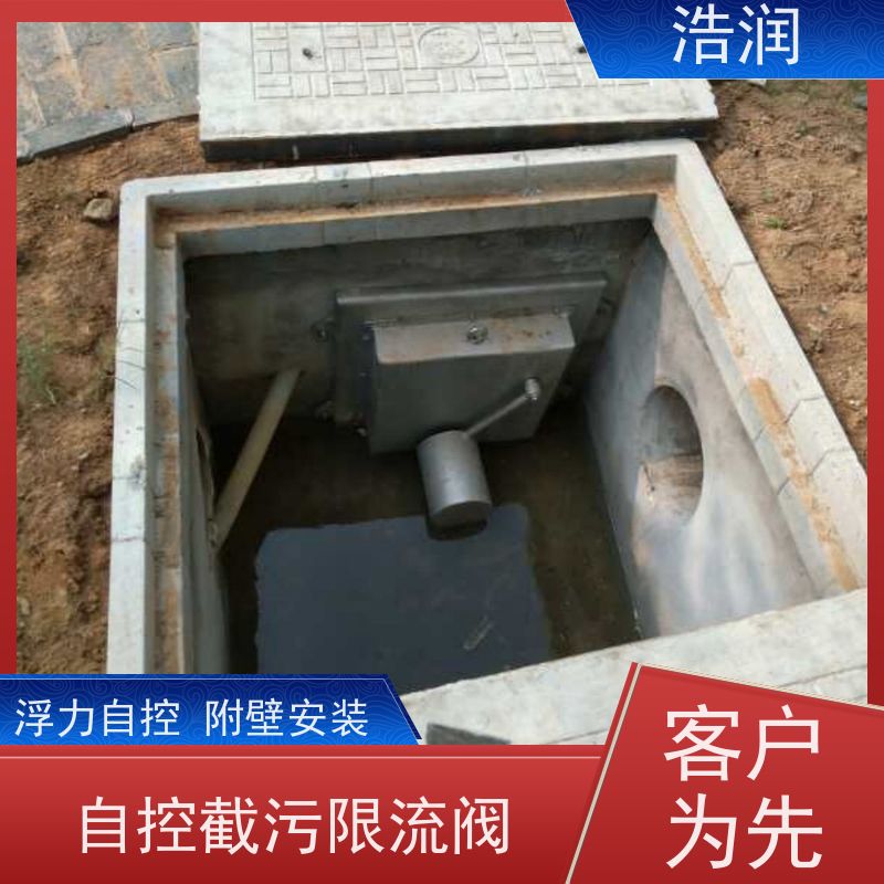 浩润 智能雨污分流浮筒限流阀 附壁安装 货源充足