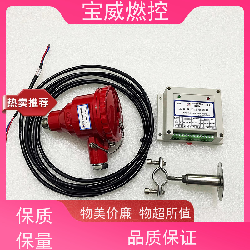 宝威燃控 DC24V 天然气火焰检测器 两路开关量信号 常备库存