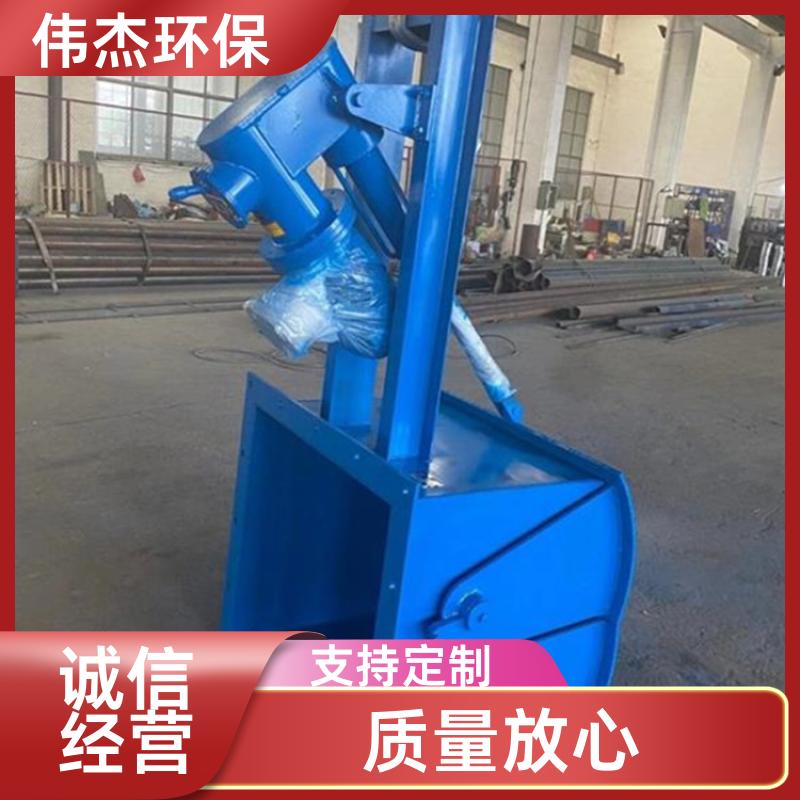 伟杰环保 矿山行业 电动颚式阀 耐磨耐高温 DN500 支持定制