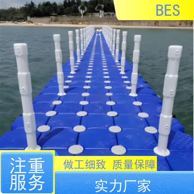 百世 生态湿地 平台浮箱 防洪应急 漂浮蹦床搭建