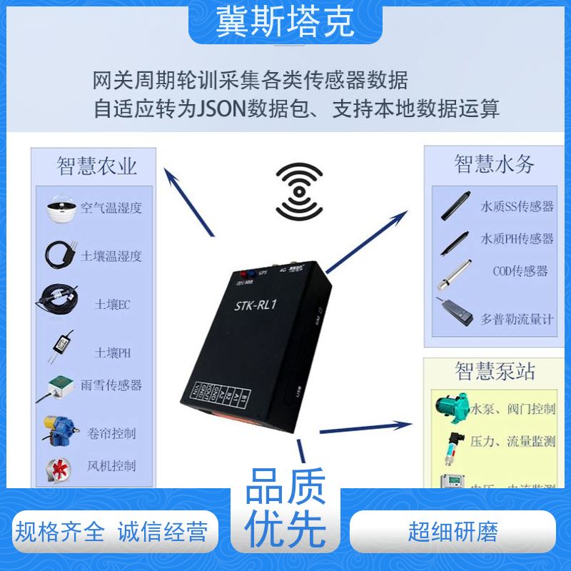 冀斯塔克 高度集成化 水利型智能遥测终端机 工业级支持4G5G通信