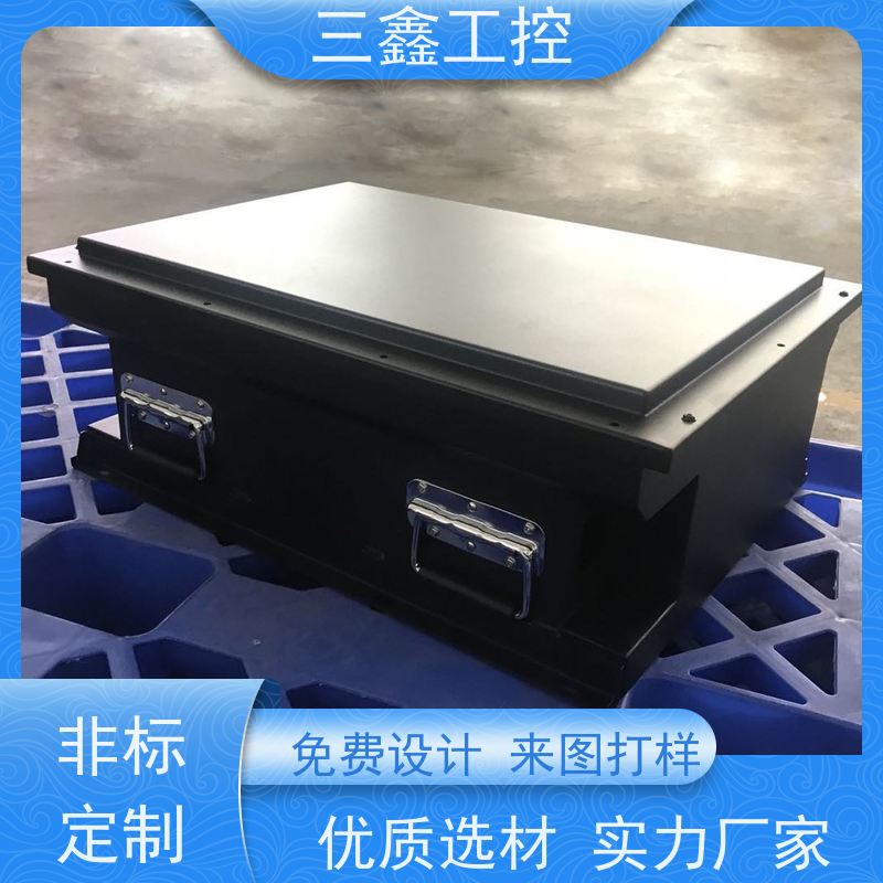 深 圳三鑫1U-4U铝面板机箱 螺丝机外罩 多硬盘位 TY-4UX喷塑工艺