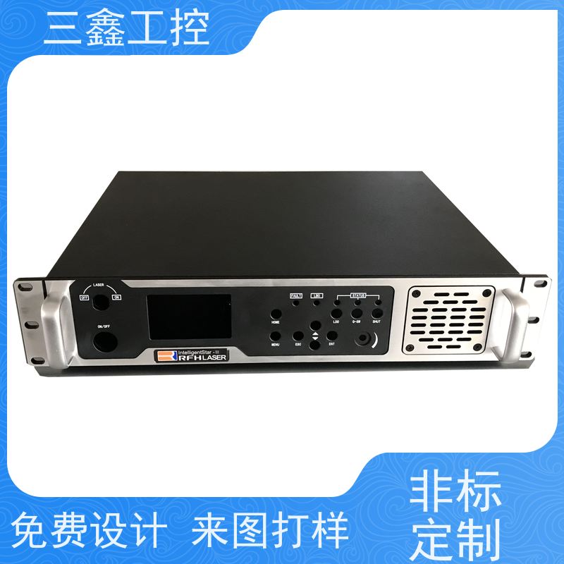 深 圳三鑫上架式工业铝机箱 螺丝机外壳 参数标准 多种规格