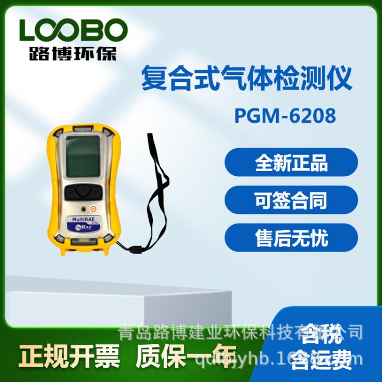 美国华瑞PGM-6208 型MultiRAE Lite六合一有害气体检测仪