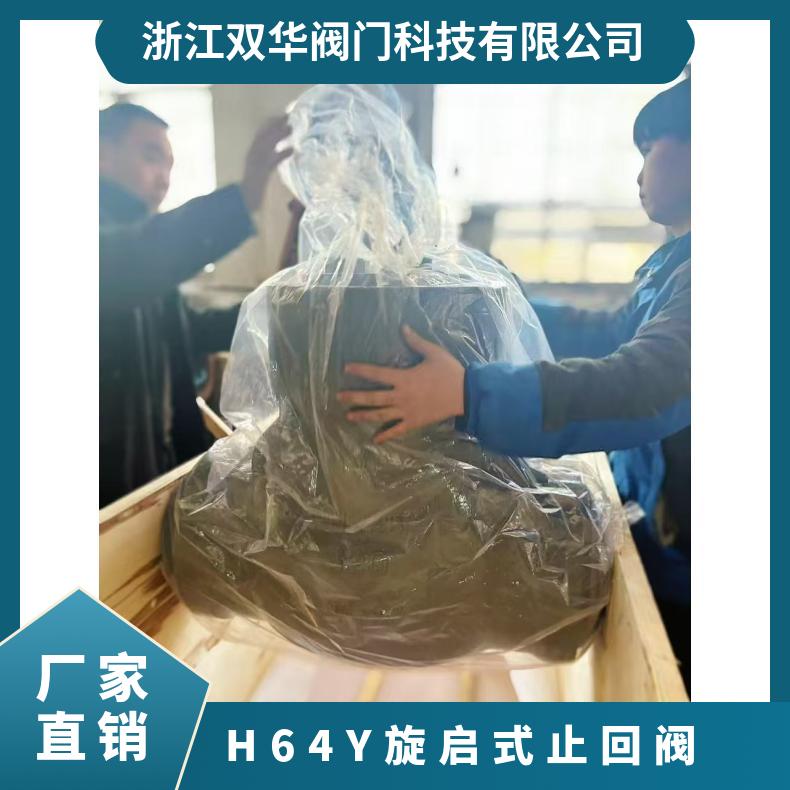 双华阀门 H64Y自密封旋启式止回阀 电站用 锻钢 抗摩擦 耐高温高压