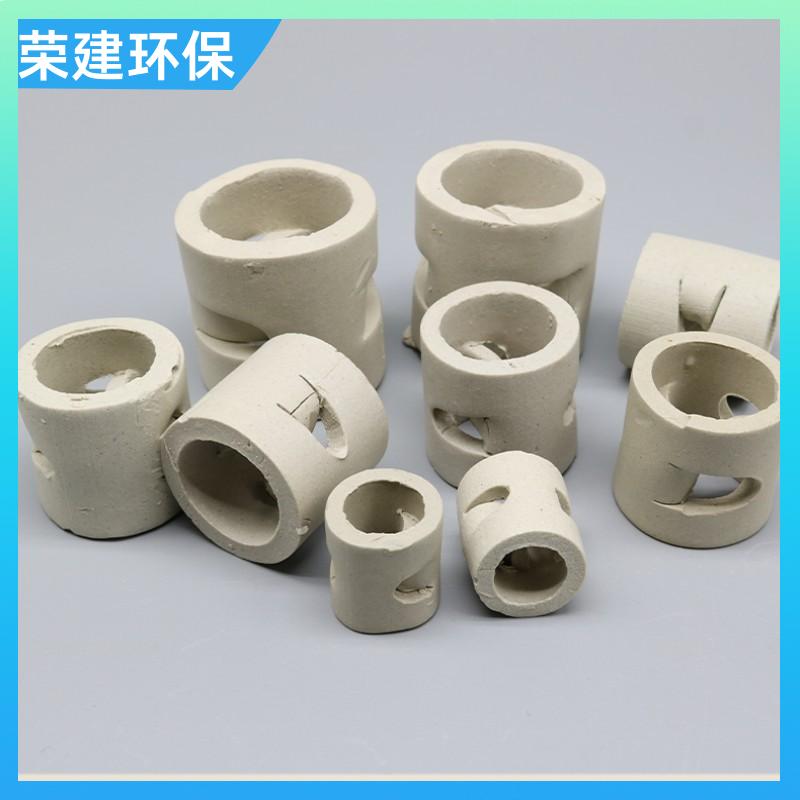 荣建供应 用于多种环境 38#陶瓷鲍尔环 传质分离 使用寿命长
