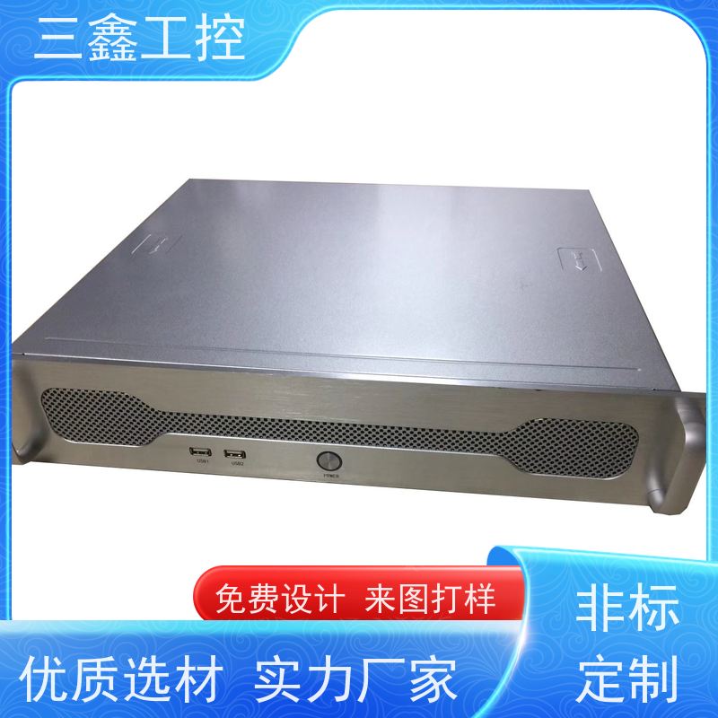 厂家供应3U工业铝机箱 不锈钢机柜 多硬盘位 TY-4UX喷塑工艺